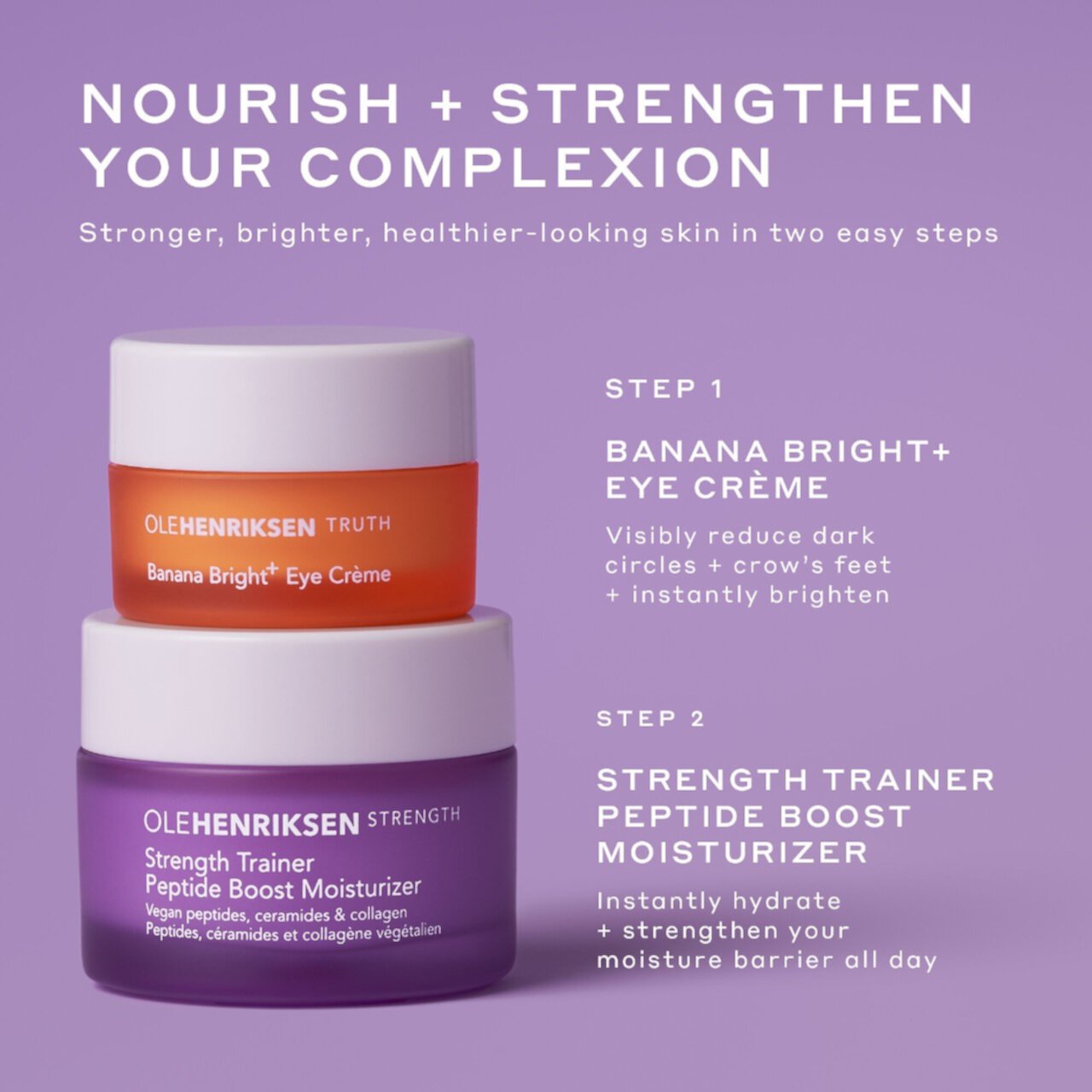 Glow Strong Mini Moisturizer + Eye Cream Duo OLEHENRIKSEN