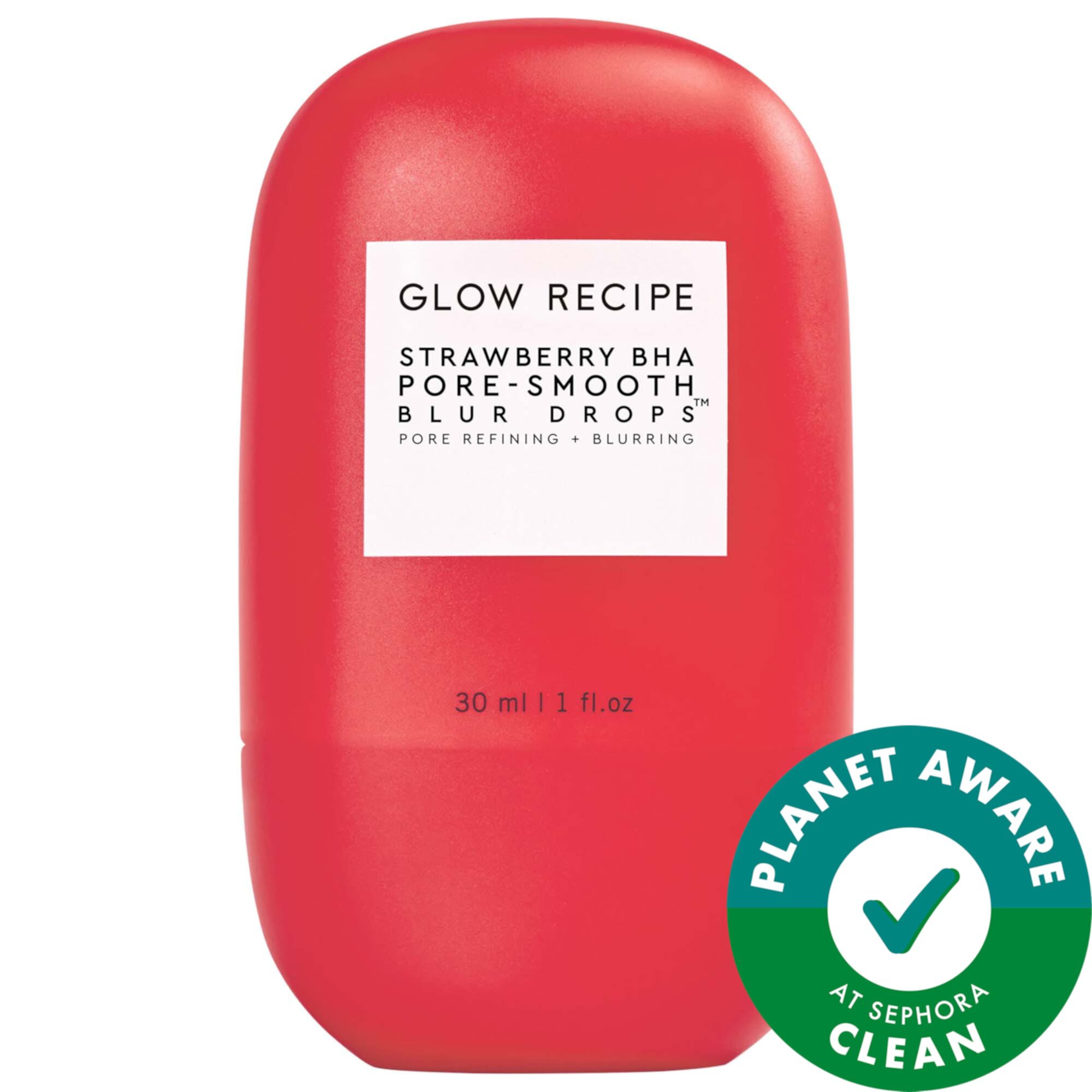 Капли для размытия пор Strawberry BHA Glow Recipe