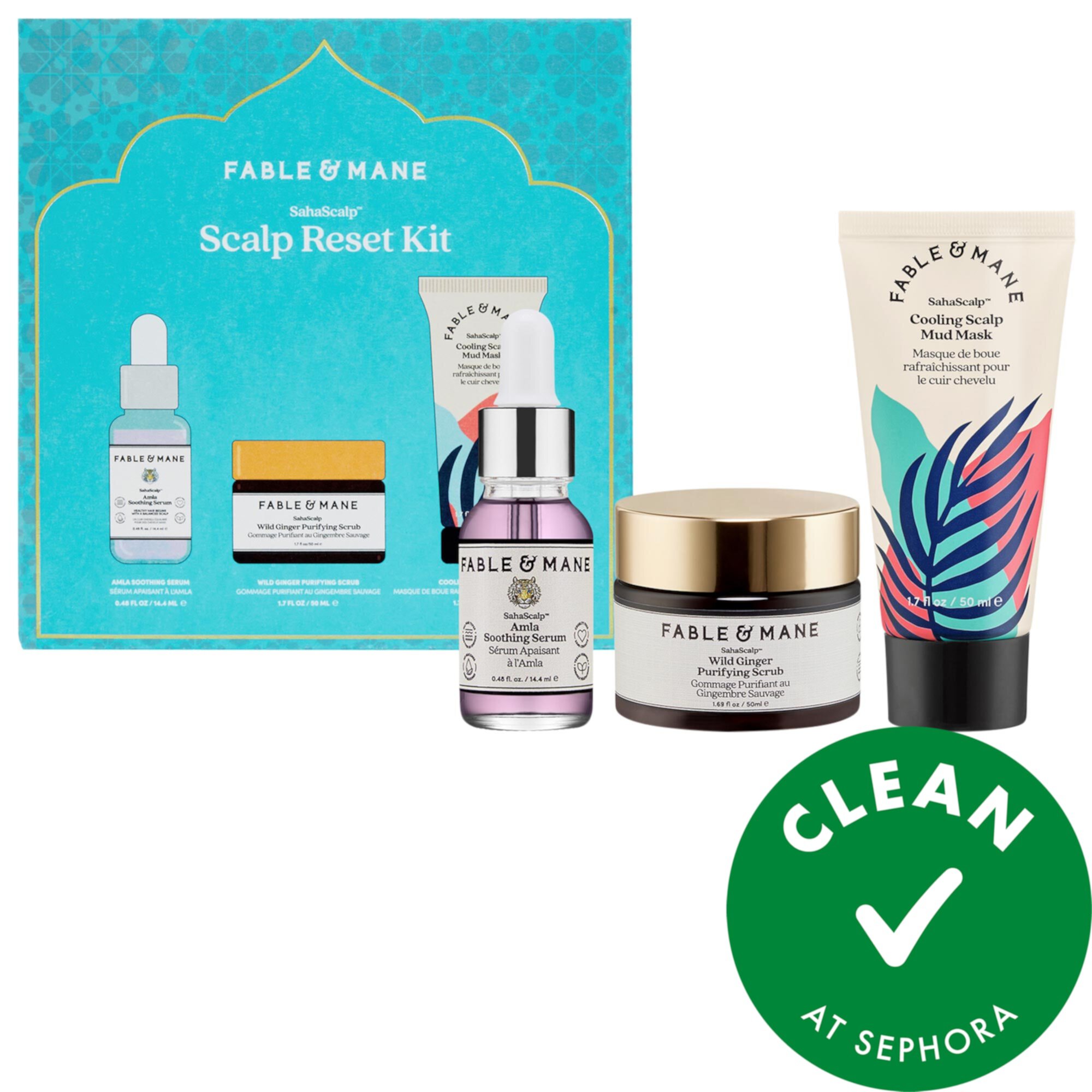 SahaScalp Scalp Reset Kit Fable & Mane