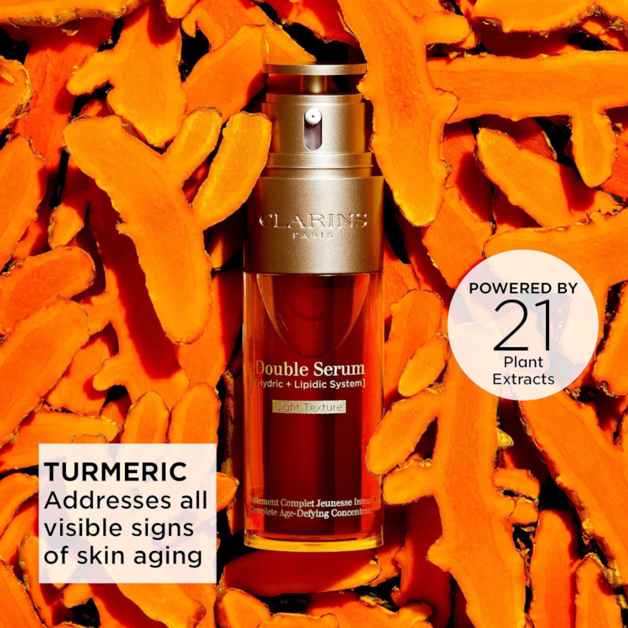 Double Serum Light Texture Firming & Smoothing Anti-Aging Concentrate Clarins