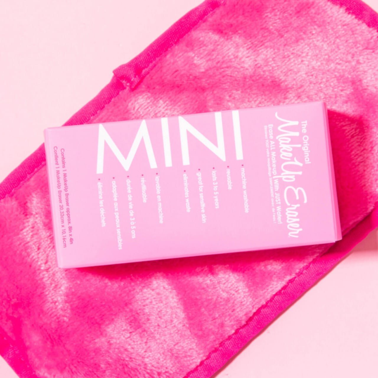 Mini Pink Reusable MakeUp Eraser The Original Makeup Eraser