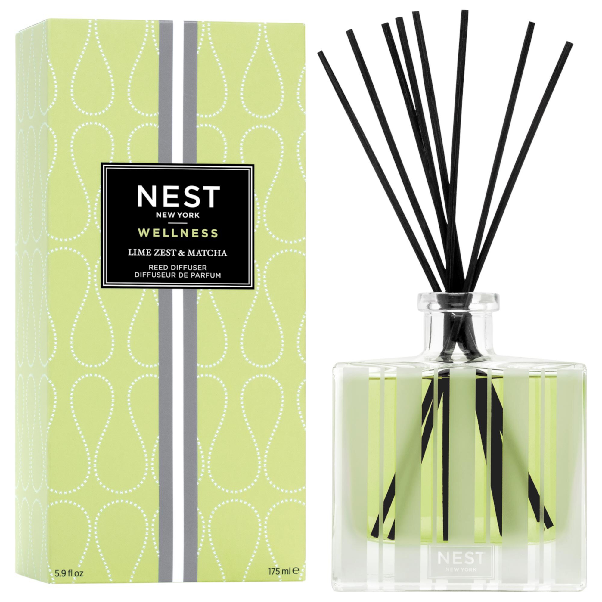 Lime Zest & Matcha Reed Diffuser Nest New York