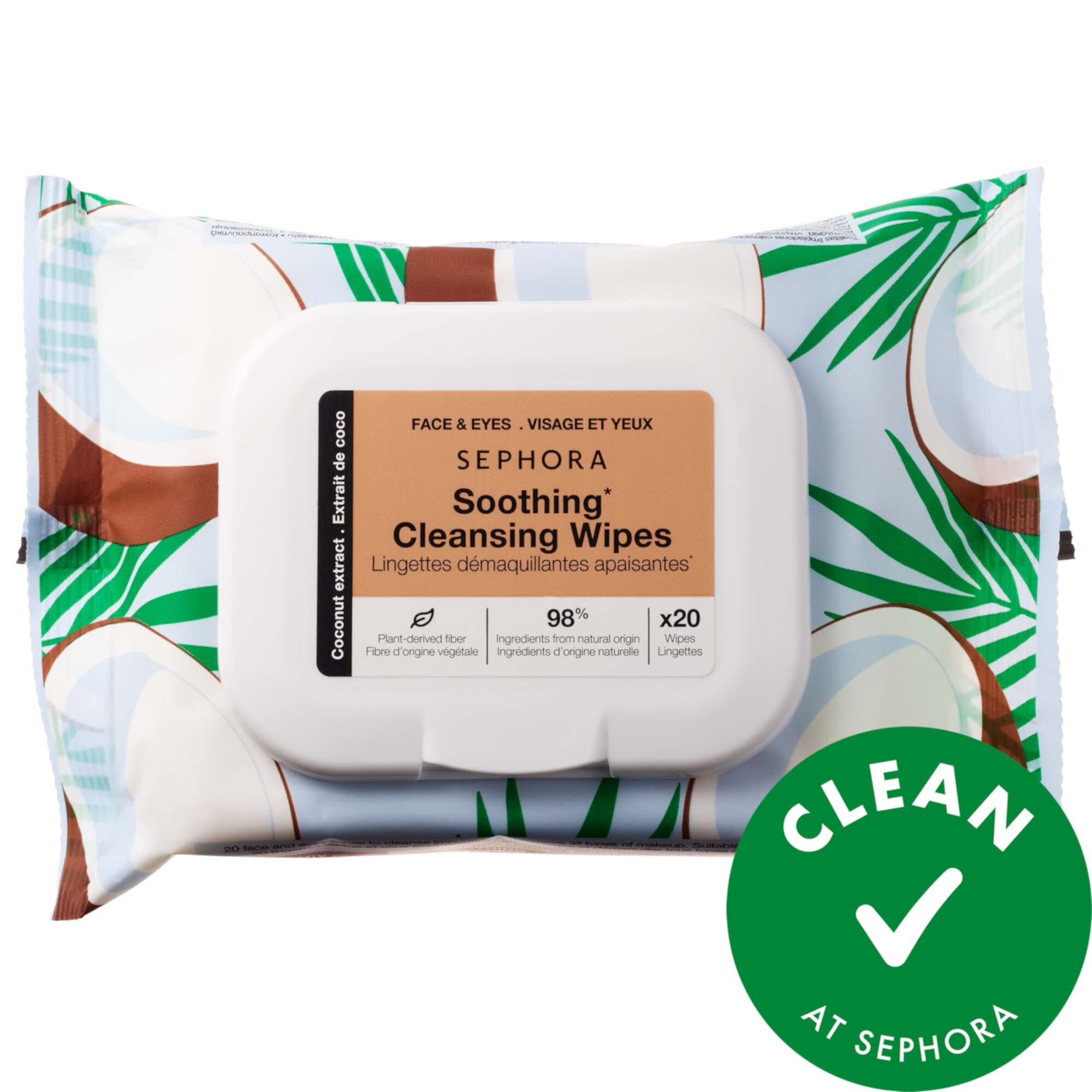 Cleansing + Exfoliating Wipes SEPHORA COLLECTION