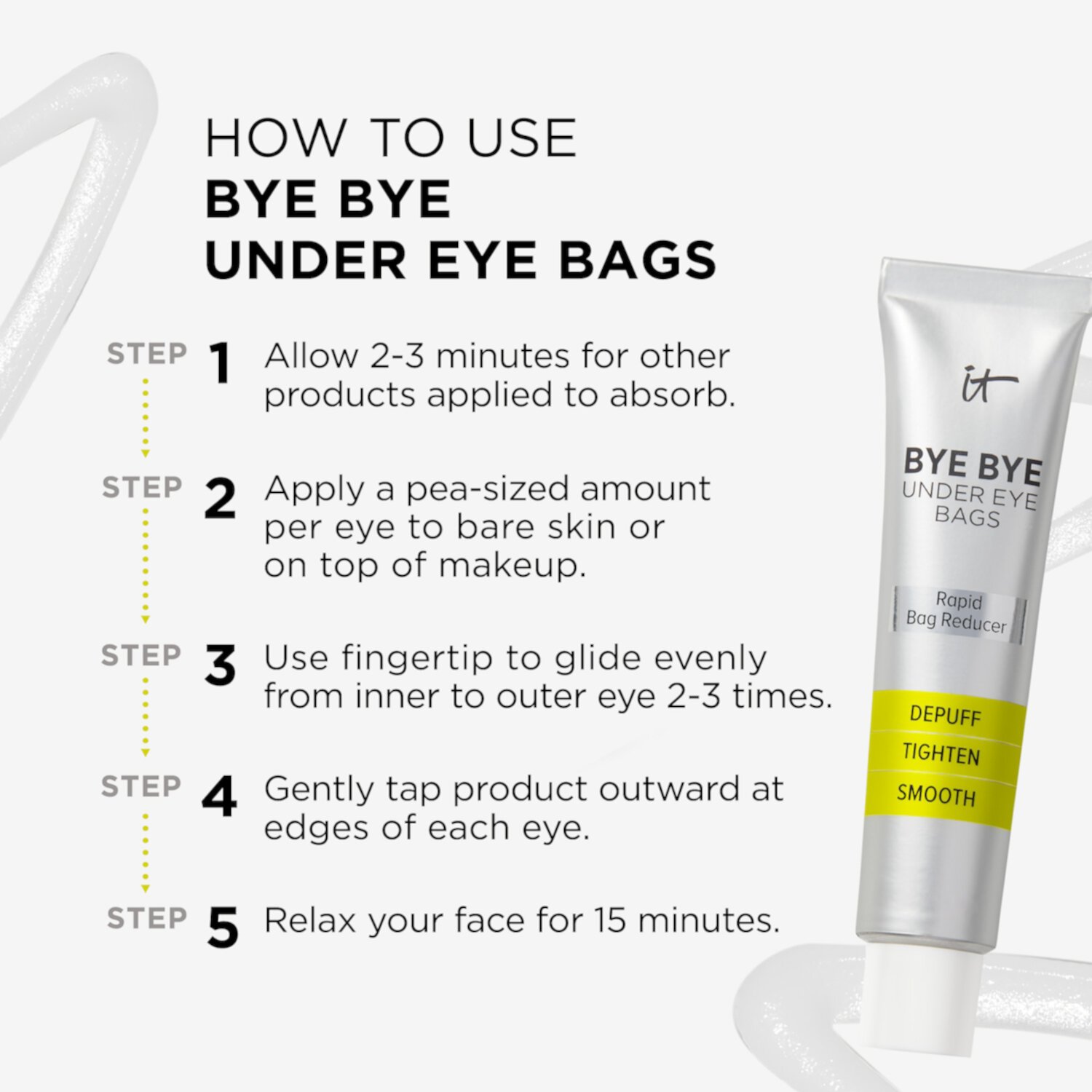Bye Bye Under Eye Bags Дневное средство от мешков под глазами, отечности и дряблости кожи IT Cosmetics