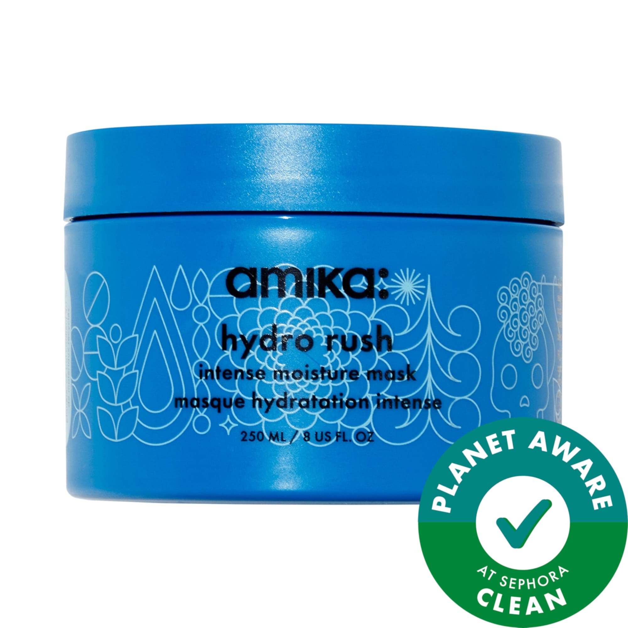 Hydro Rush Intense Moisture Маска для волос с гиалуроновой кислотой Amika