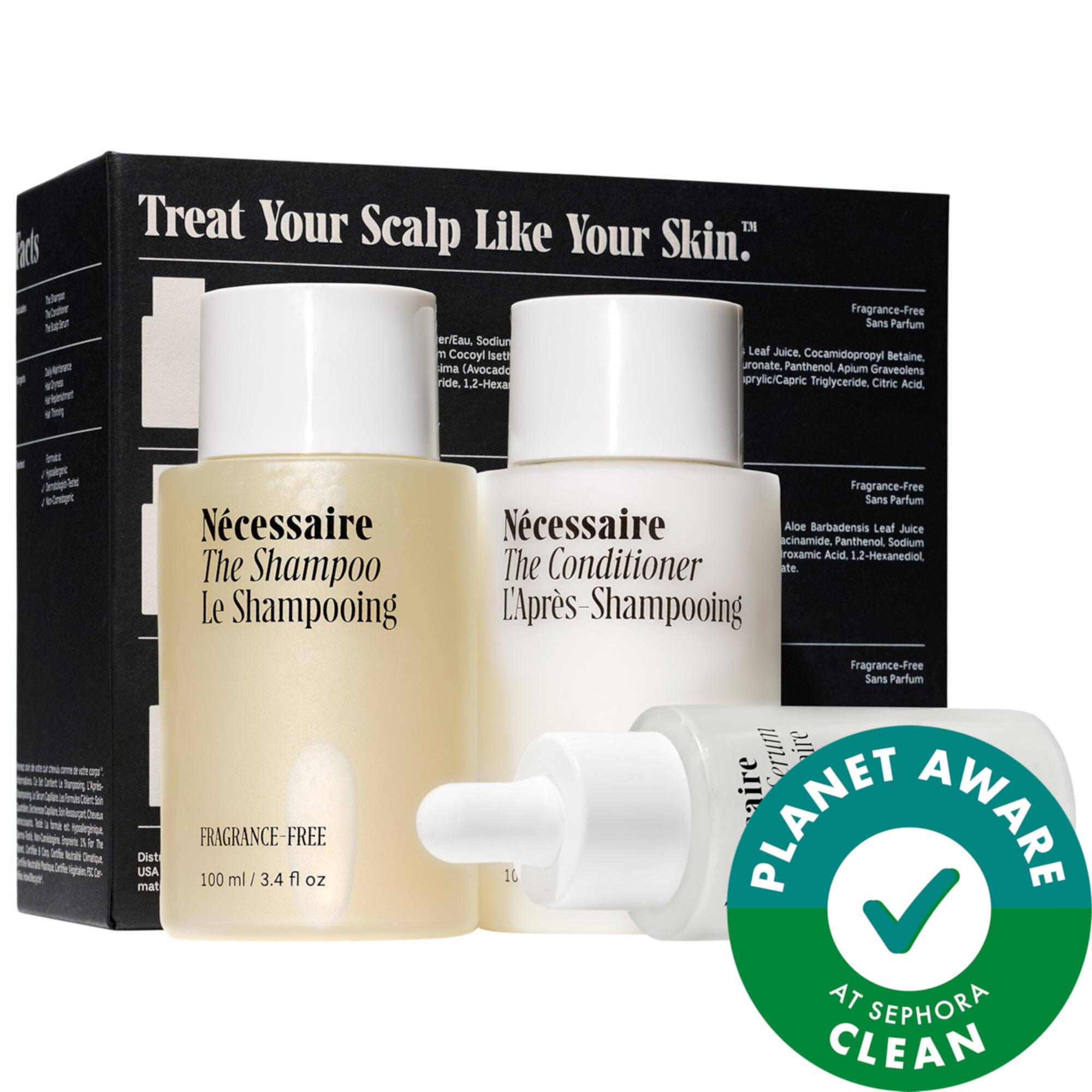 The Hair Essentials - Trial + Travel Set Nécessaire