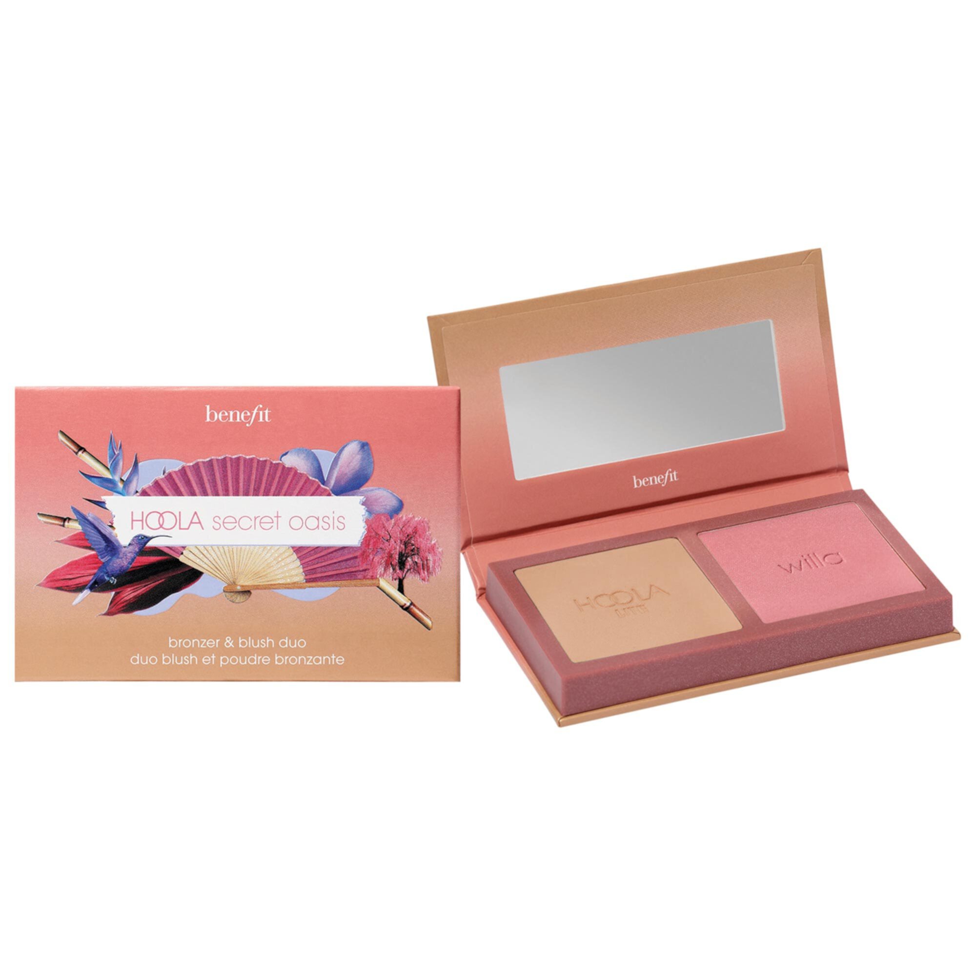 Набор мини-бронзаторов и румян Hoola & WANDERful World Duo Benefit Cosmetics