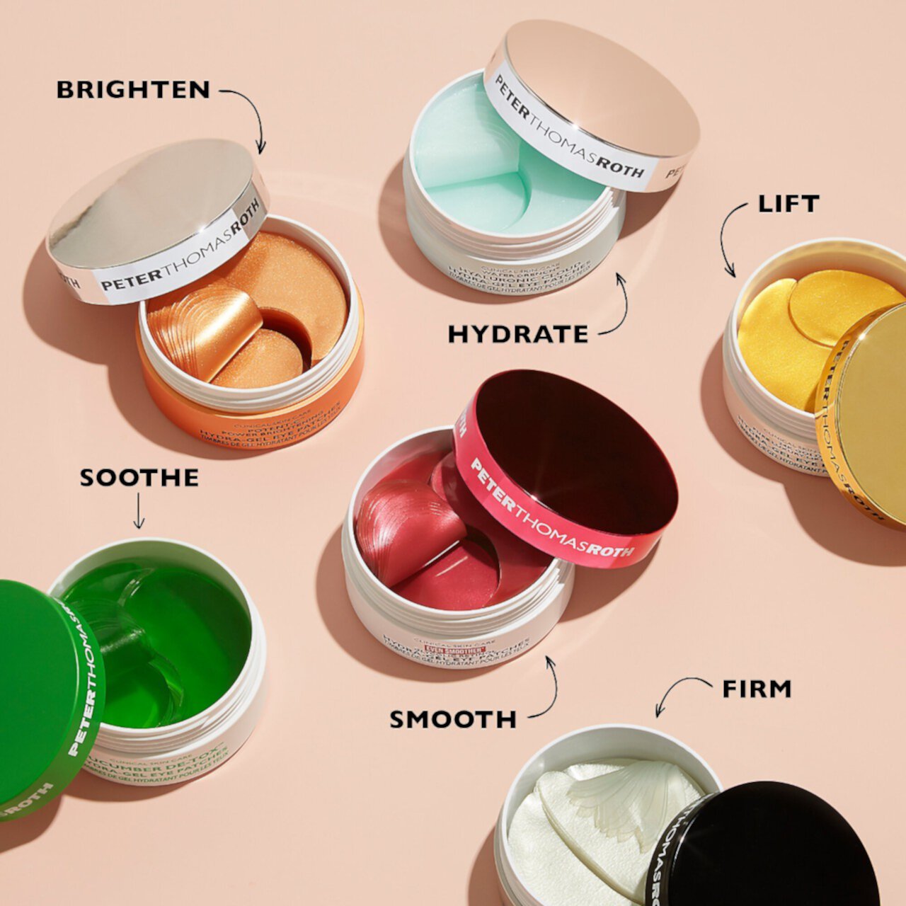 Even Smoother™ гликолевые ретиноловые гидрогелевые патчи для глаз Peter Thomas Roth