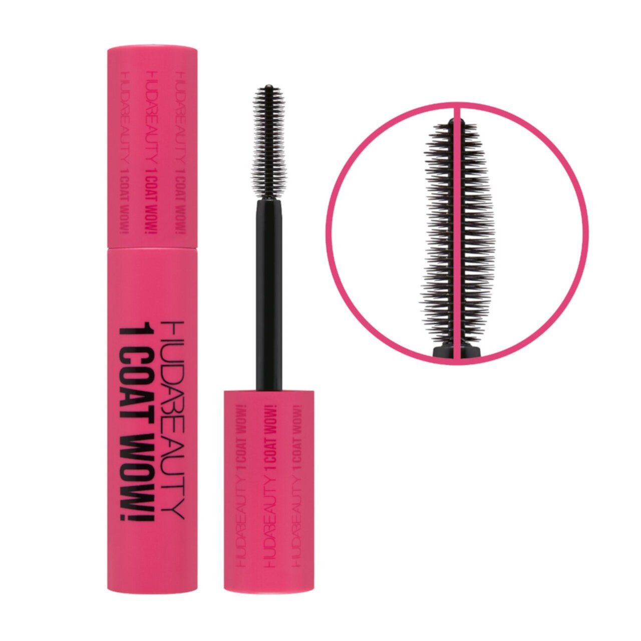 1 Coat WOW! Extra Volumizing and Lifting Mascara HUDA BEAUTY