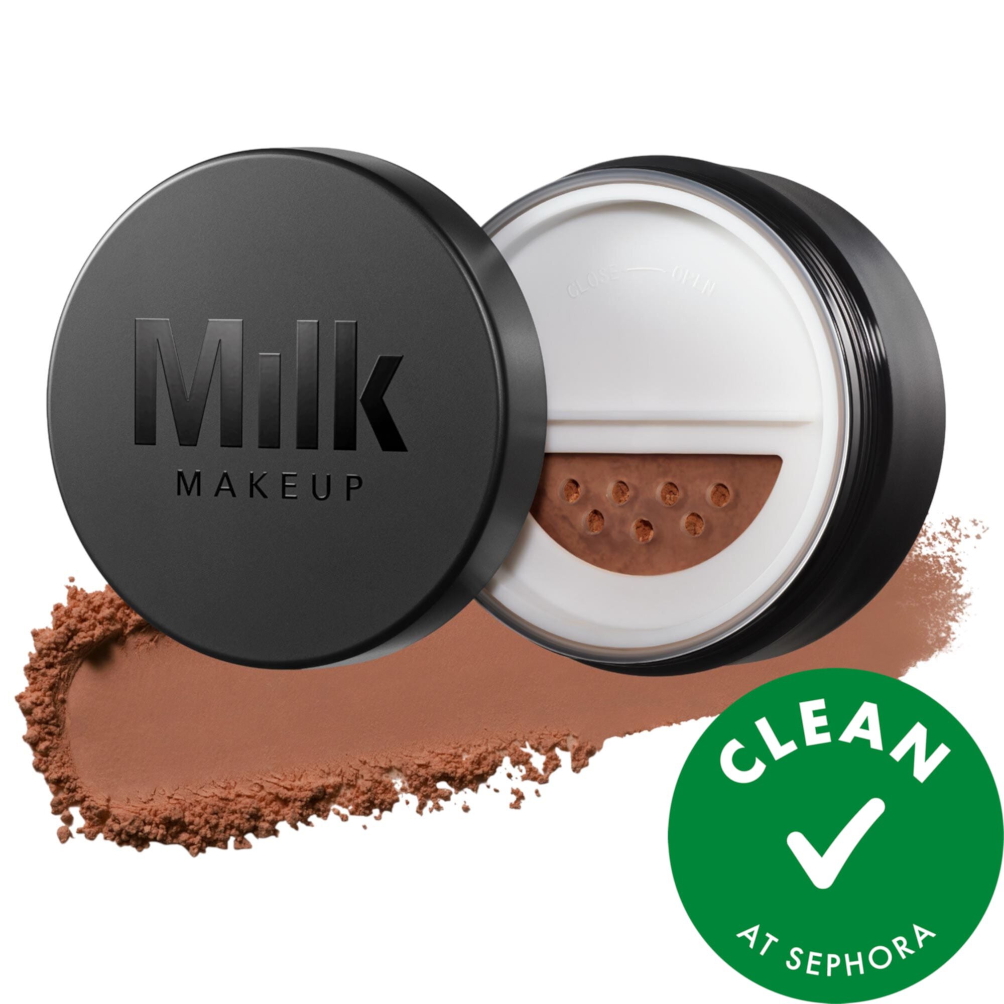 Pore Eclipse Матовая полупрозрачная закрепляющая пудра без талька MILK MAKEUP