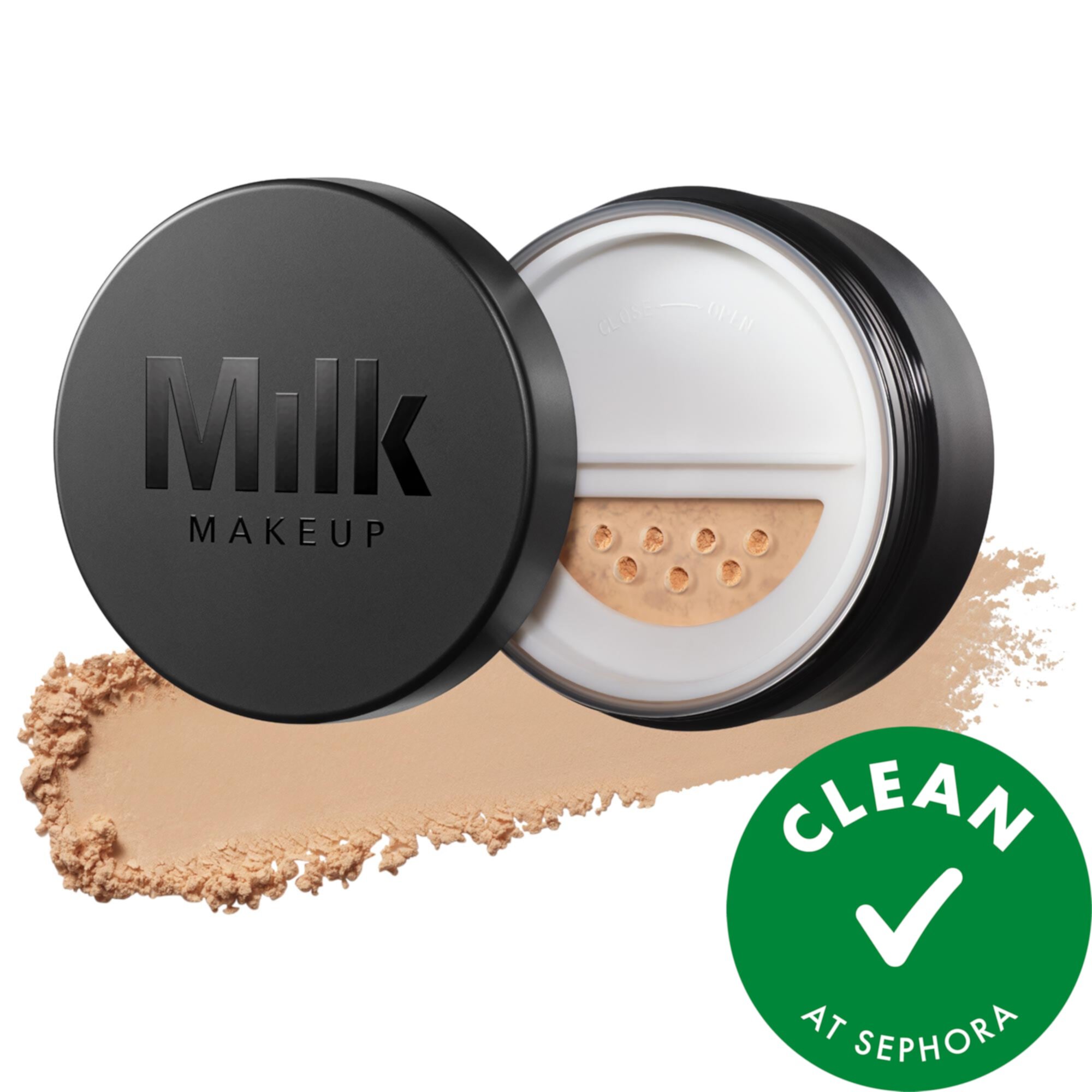 Pore Eclipse Матовая полупрозрачная закрепляющая пудра без талька MILK MAKEUP