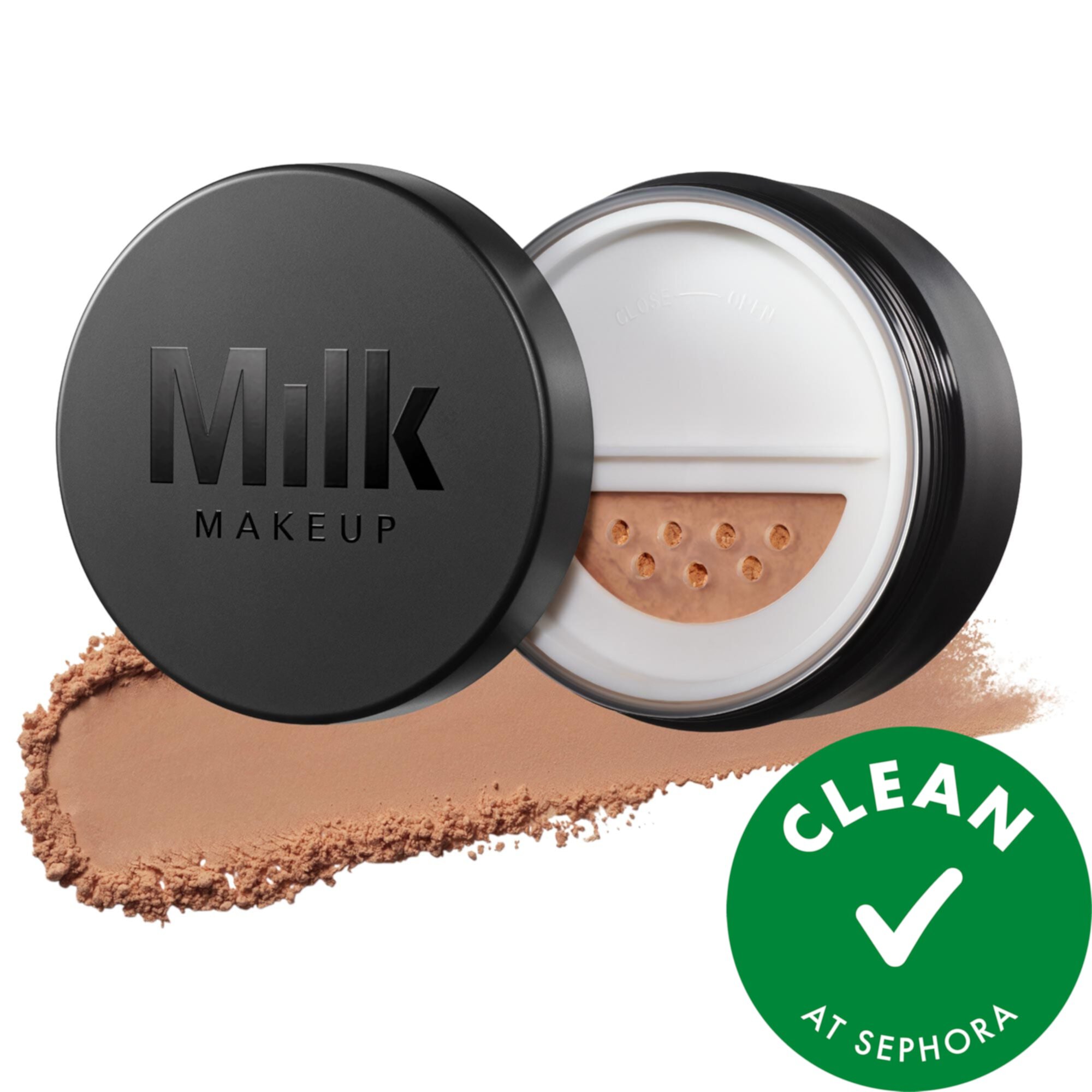 Pore Eclipse Матовая полупрозрачная закрепляющая пудра без талька MILK MAKEUP