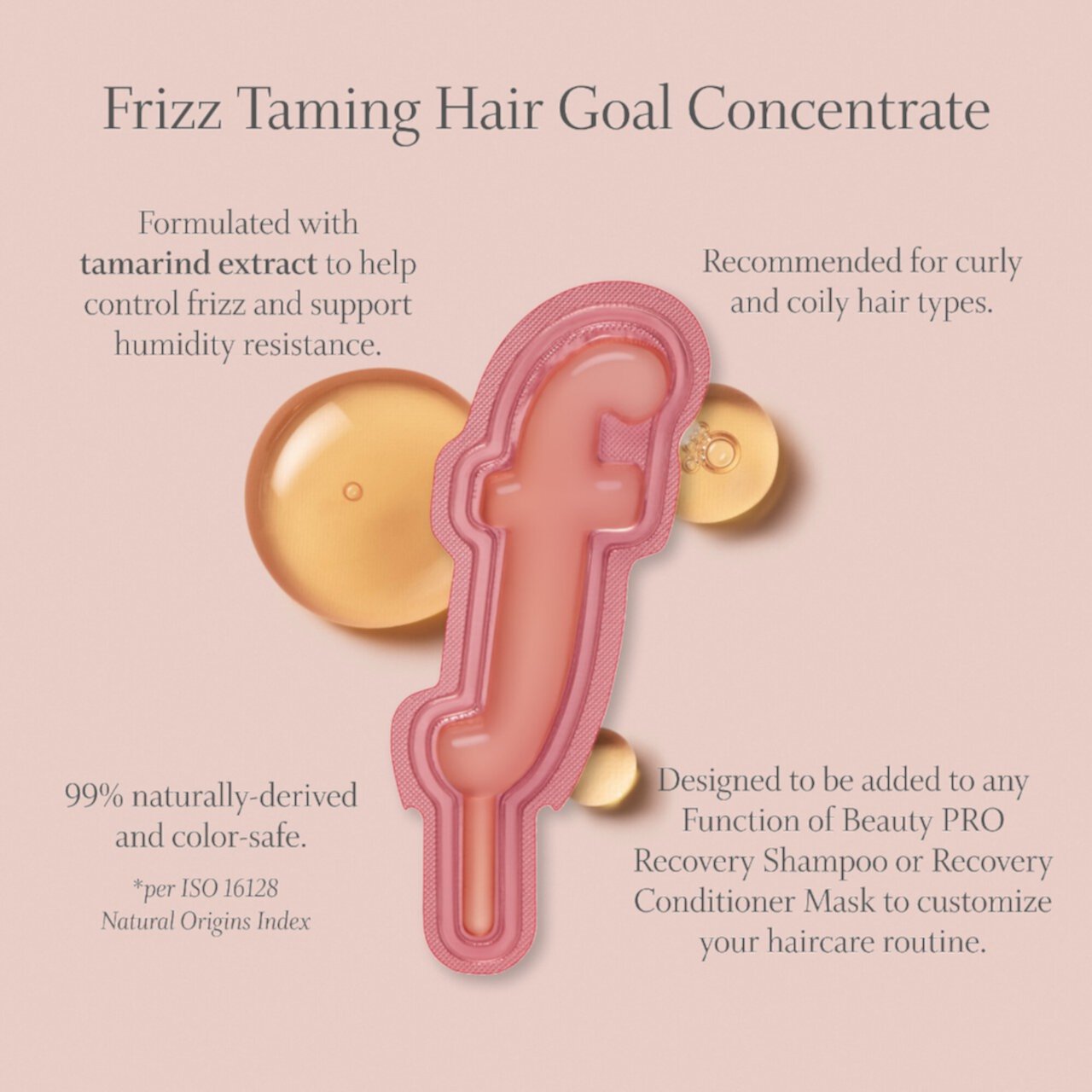 The Frizz Genius Anti Frizz Hair Goal Concentrate Function of Beauty PRO