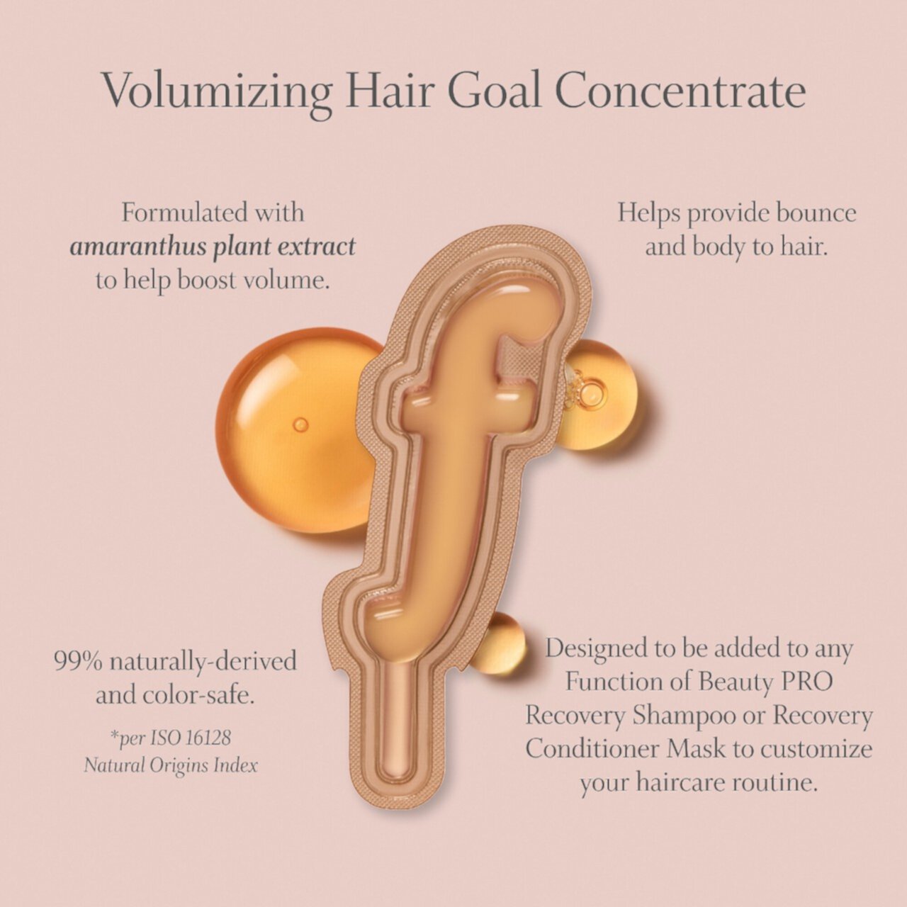 The Lift Legend Volumizing Hair Goal Concentrate Mix-In Function of Beauty PRO