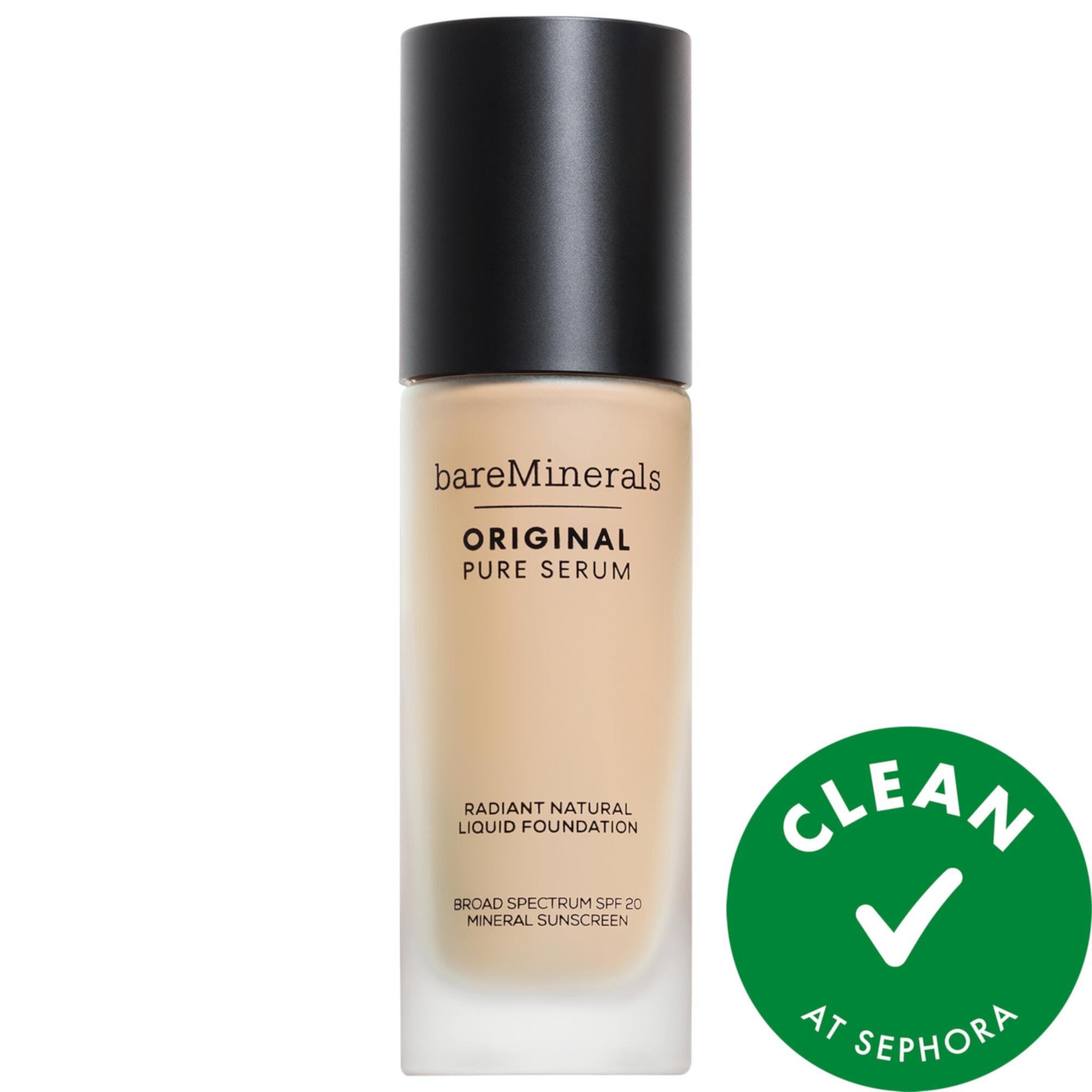 Original Pure Serum Radiant Natural Liquid Foundation Mineral SPF 20 BareMinerals