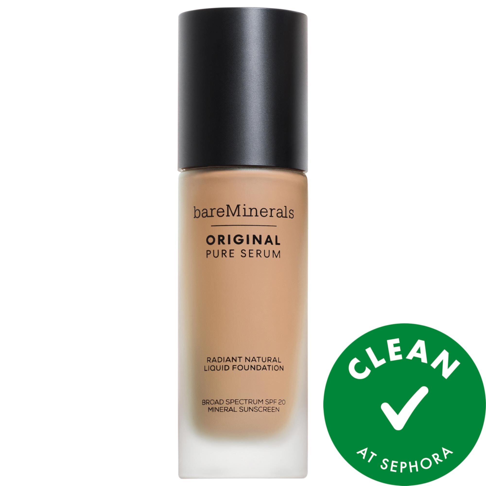 Original Pure Serum Radiant Natural Liquid Foundation Mineral SPF 20 BareMinerals