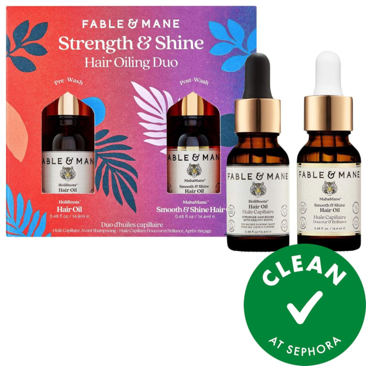 Mini Strength & Shine Hair Oiling Duo Fable & Mane