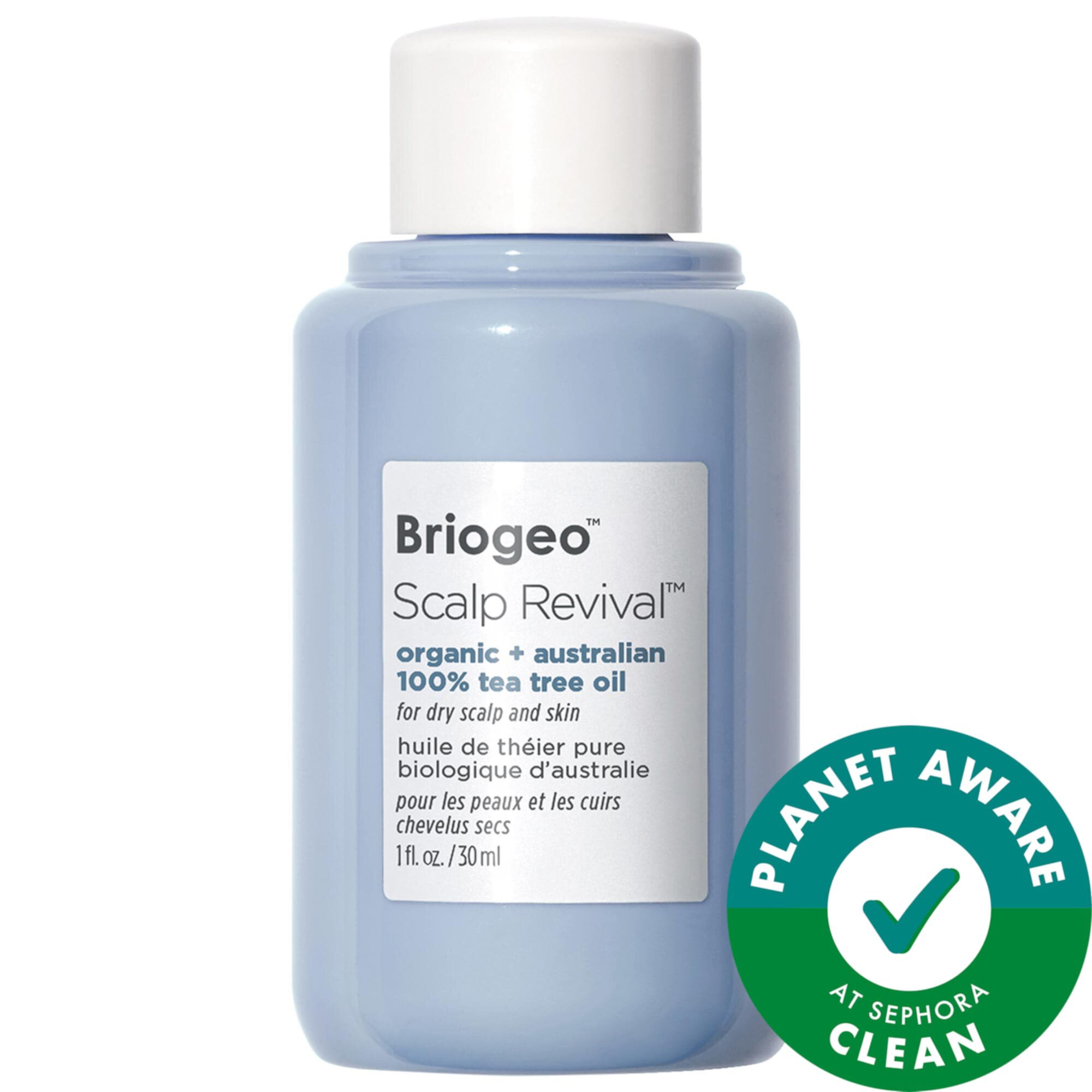 Scalp Revival™ Organic + 100% австралийское масло чайного дерева Briogeo