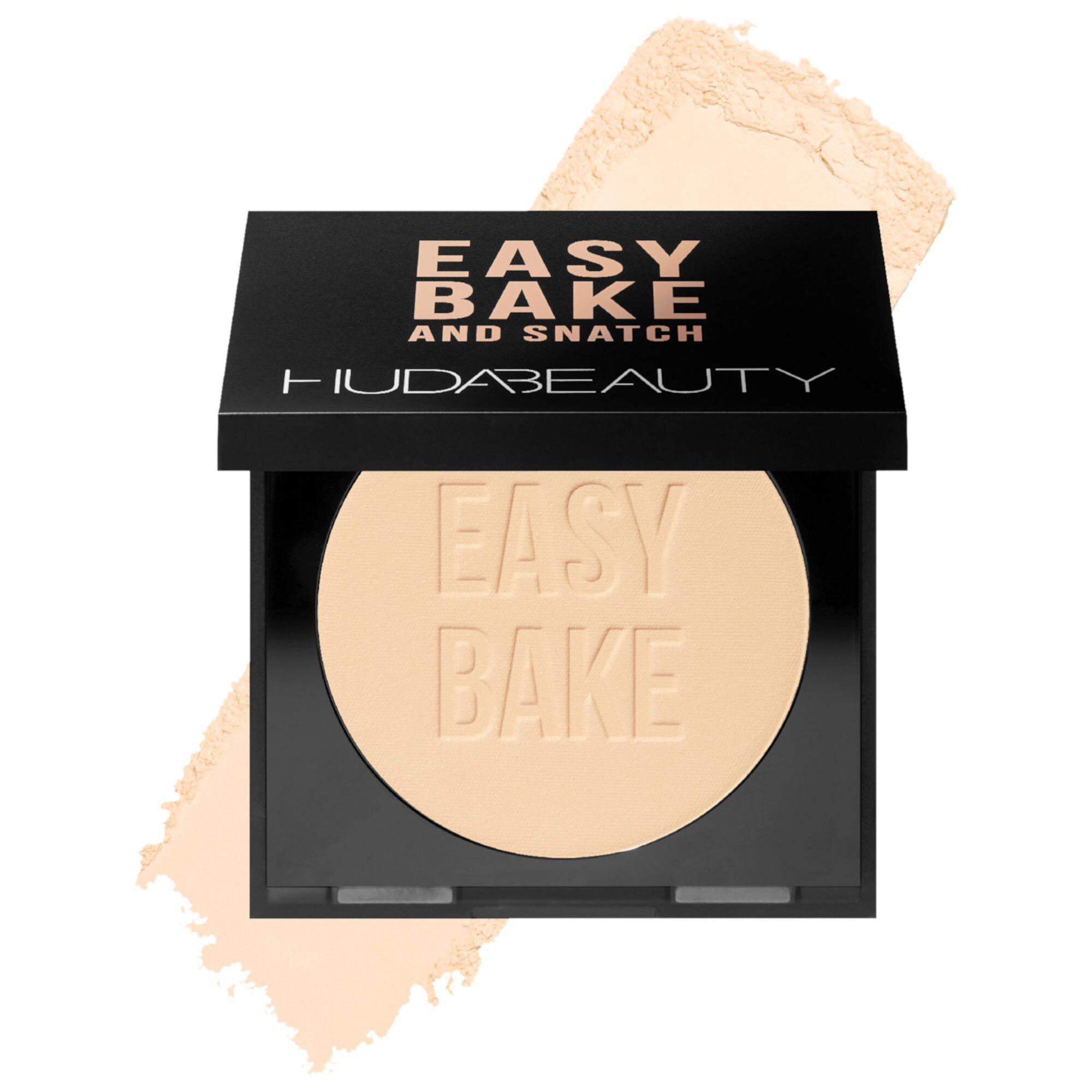 Осветляющая и закрепляющая пудра Easy Bake and Snatch Press без талька HUDA BEAUTY