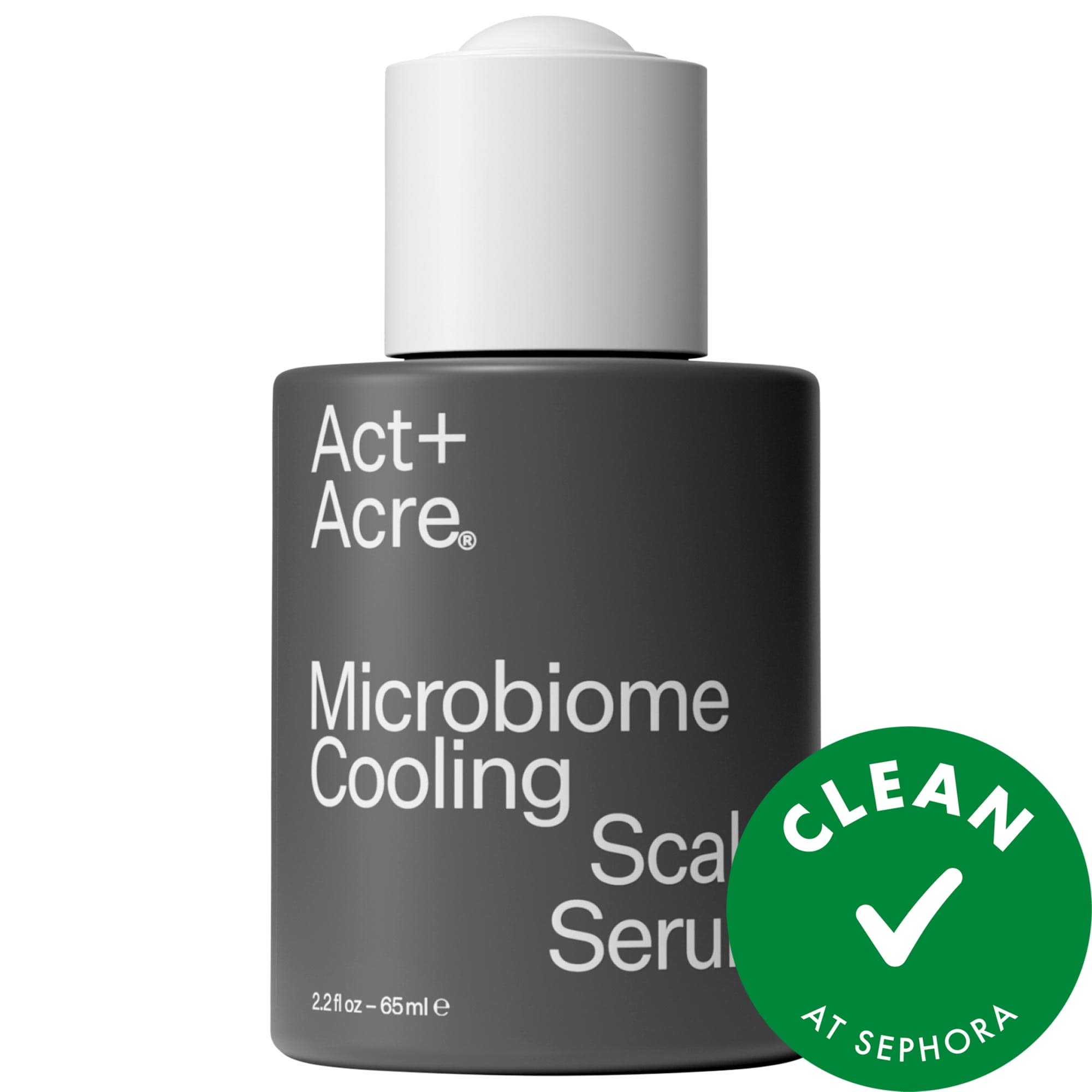 Охлаждающая сыворотка для кожи головы Microbiome от сухой зудящей кожи головы + рассыпчатые хлопья Act+Acre