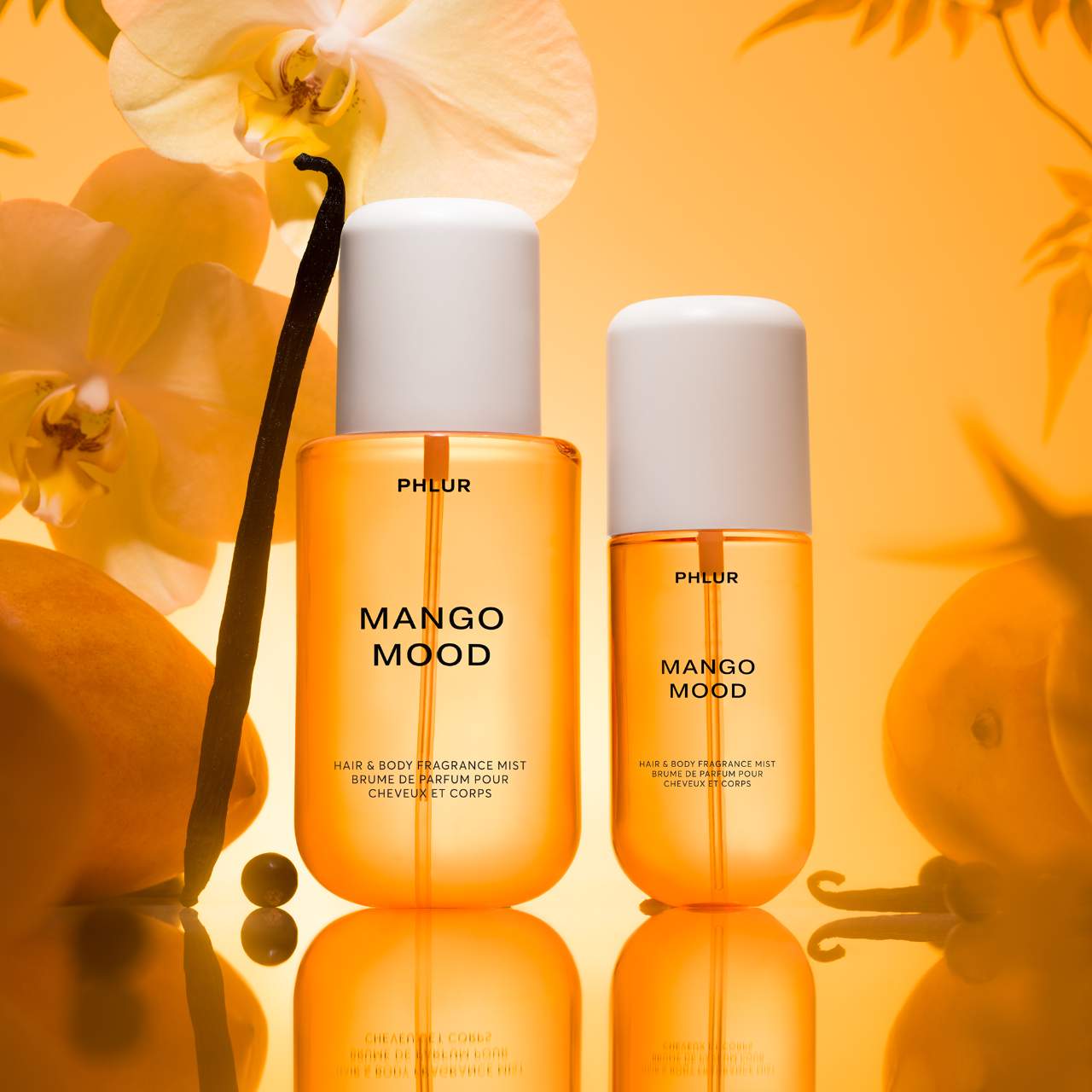 Освежающая миста для тела и волос Mango Mood с фруктовым ароматом манго и жасмина Phlur