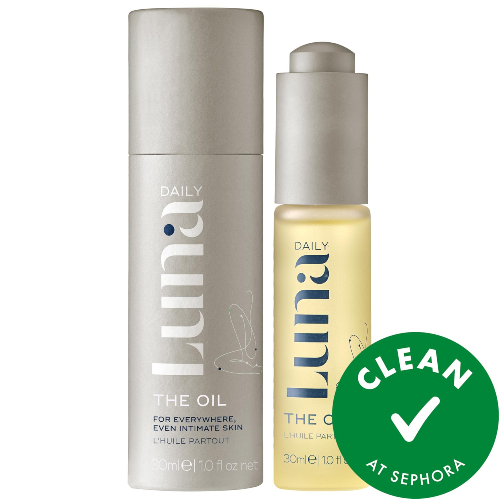 The Everywhere Oil - For Ingrown Hairs, Redness + Bumps - With Rosehip Oil & Vitamins Luna Daily