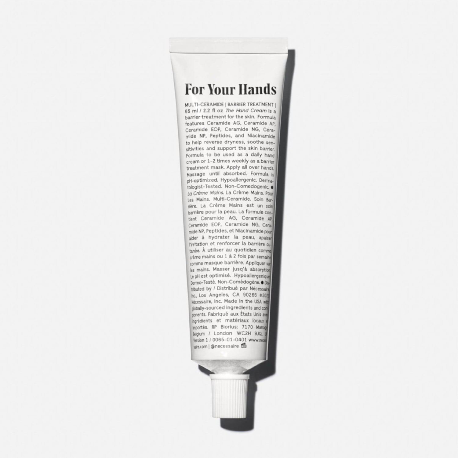 The Hand Cream - Barrier Treatment with 5 Ceramides, 5 Peptides + Niacinamide Nécessaire