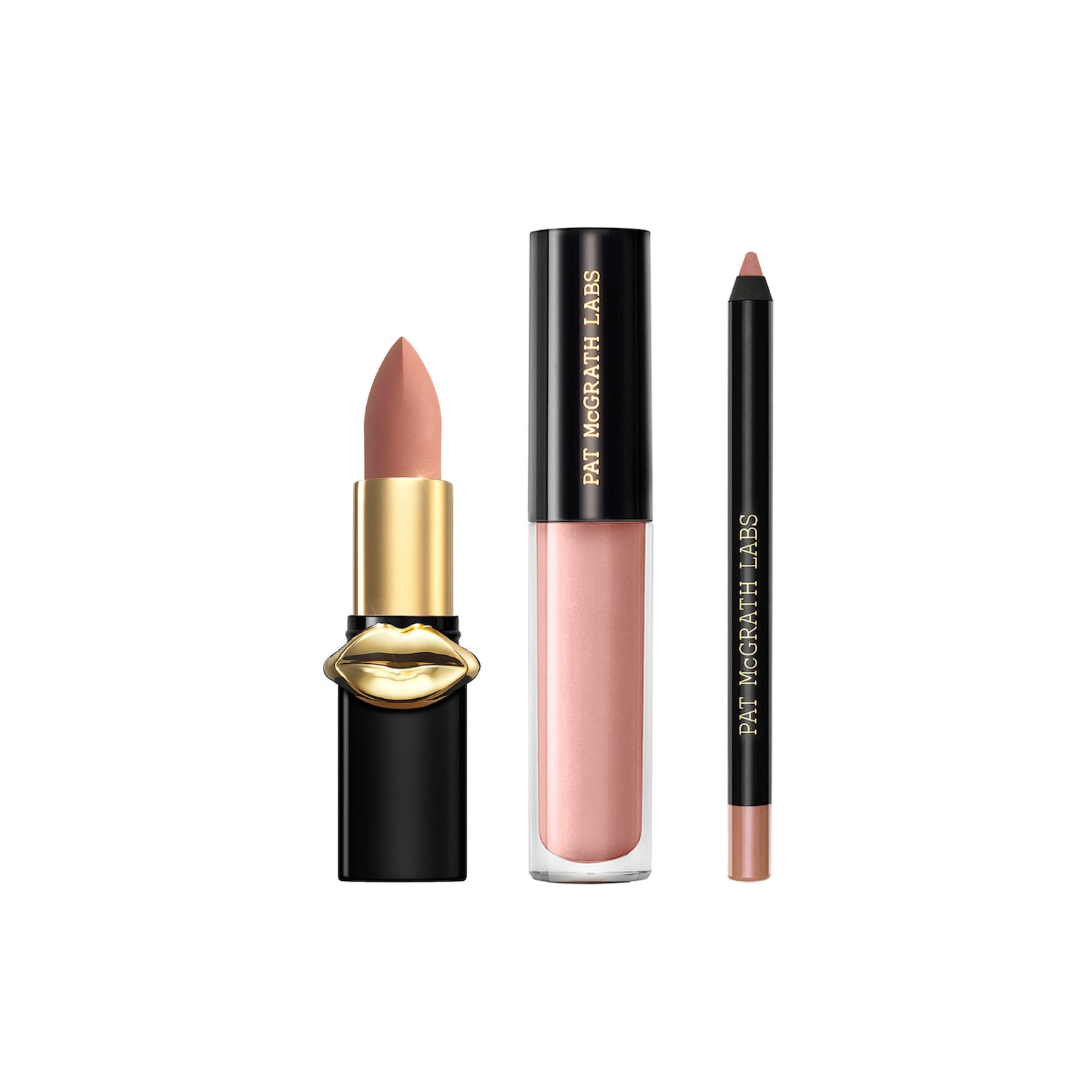 Mini Nude Venus Lip Trio: Mattetrance Edition PAT McGRATH LABS