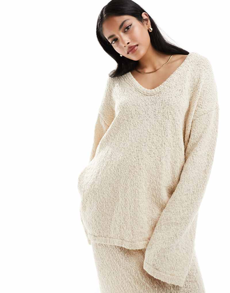 Женский Свитер 4TH & RECKLESS Boucle Knit Scoop Neck 4TH & RECKLESS