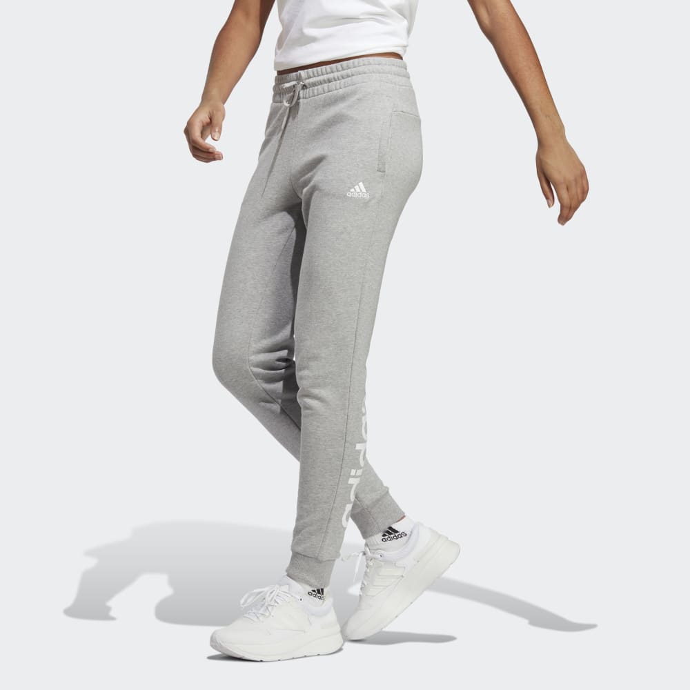 Линейные брюки из махровой ткани Essentials с манжетами Adidas