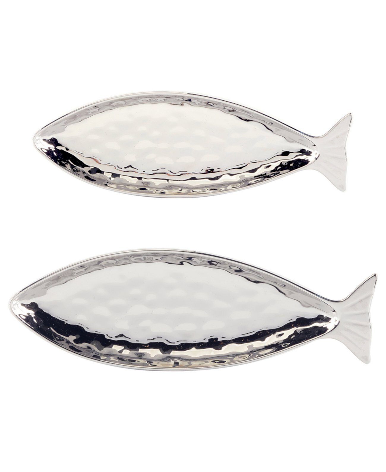 Набор рыбных тарелок Silver Coast 3-D из 2 предметов Certified International