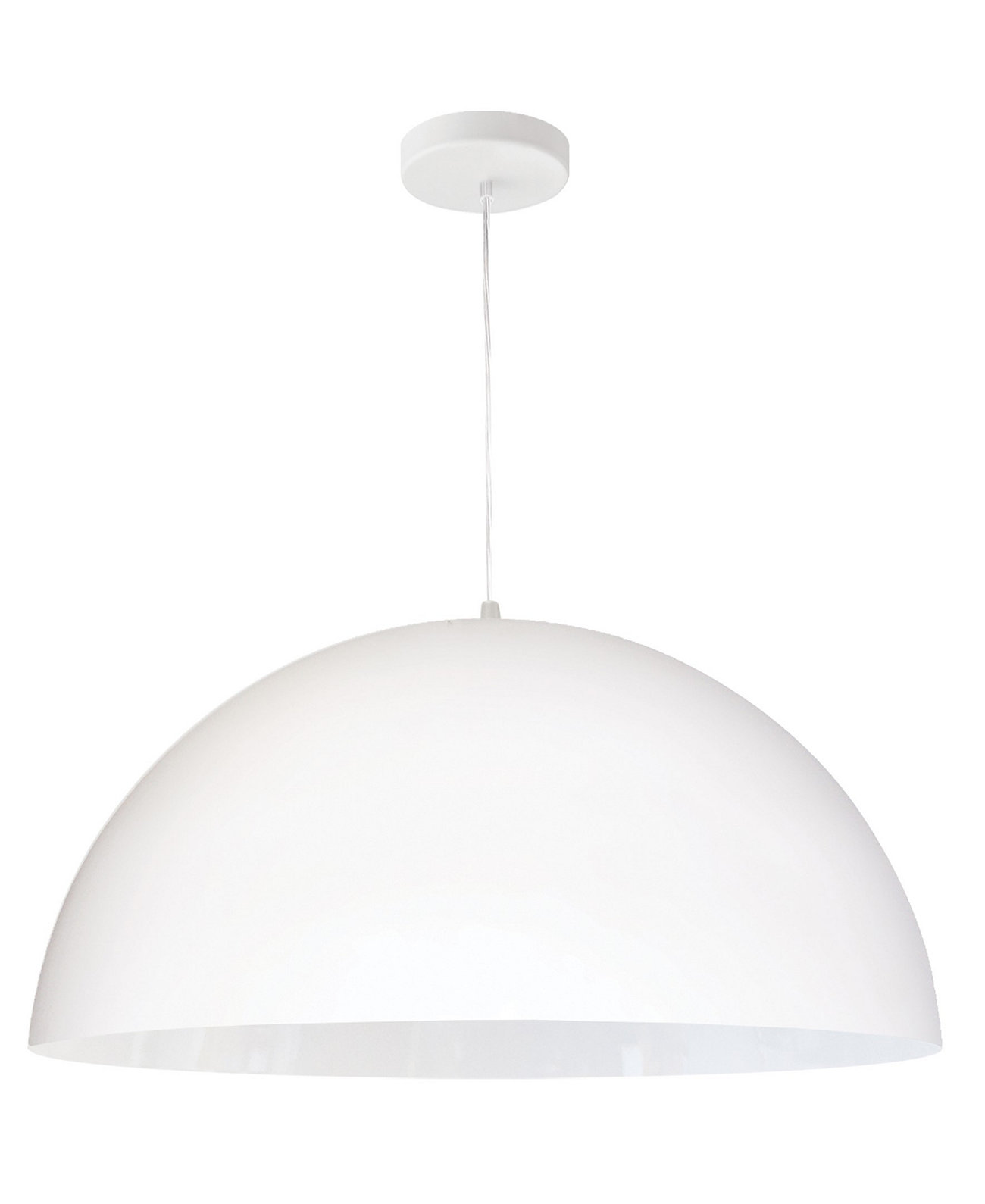 Большой кулон Ofelia 1 Light из металла и стекла 10 дюймов Dainolite