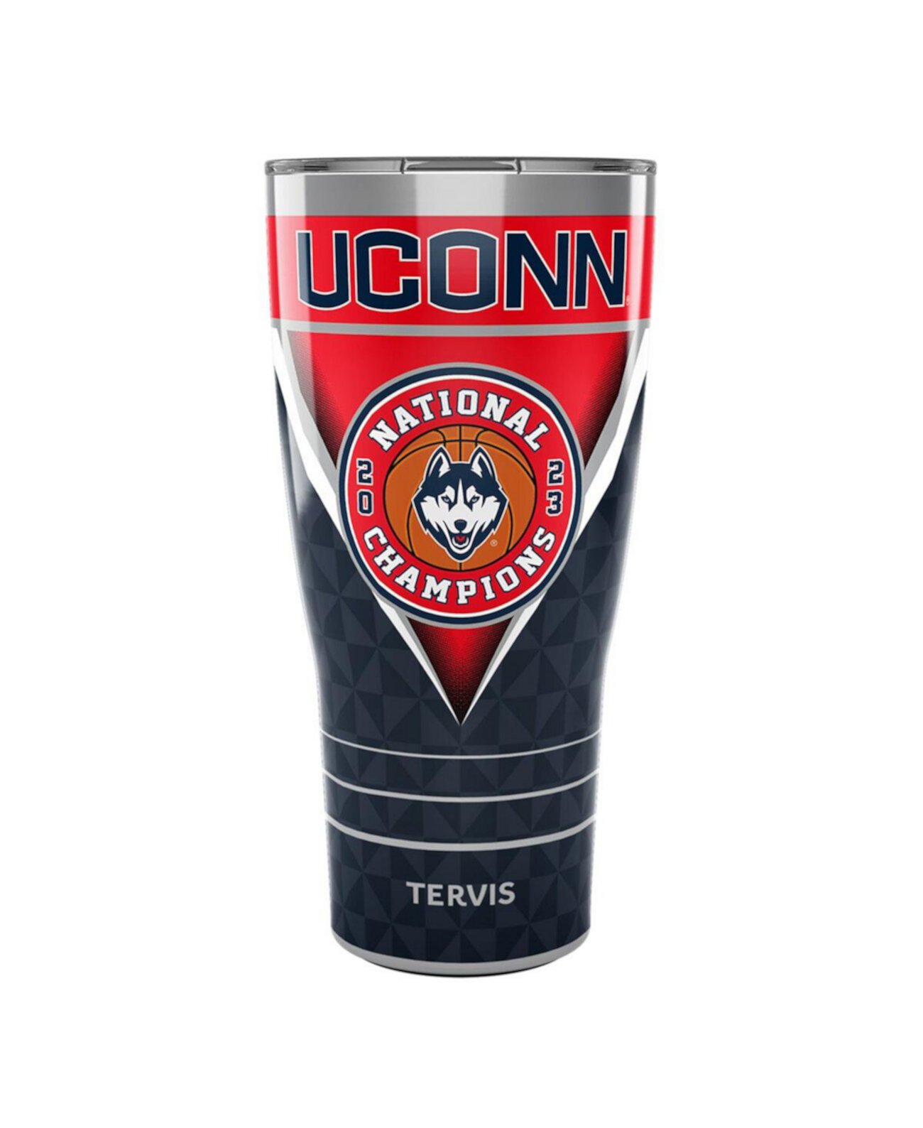 UConn Huskies 2023 NCAA, мужские национальные чемпионы по баскетболу, стакан из нержавеющей стали на 30 унций Tervis
