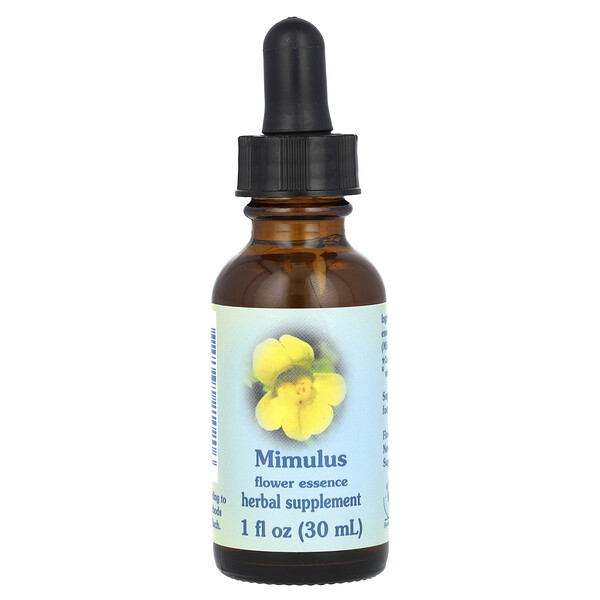 Mimulus, Flower Essence, 1 fl oz (30 ml) Flower Essence