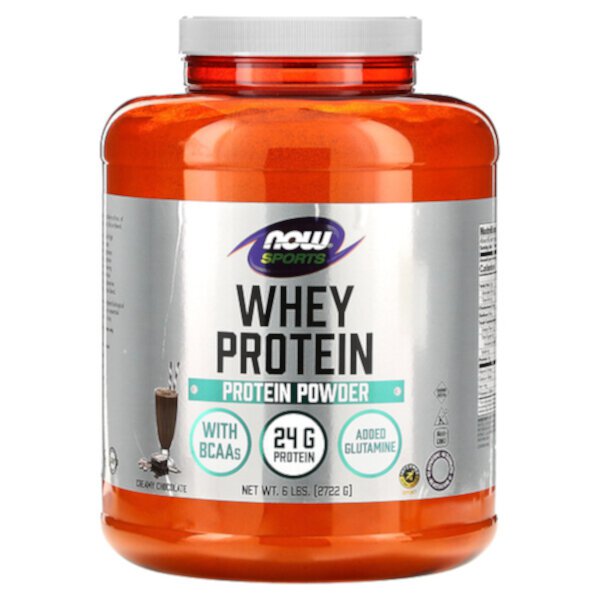 Сывороточный протеин, сливочно-шоколадный, 6 фунтов (2722 г) NOW Foods