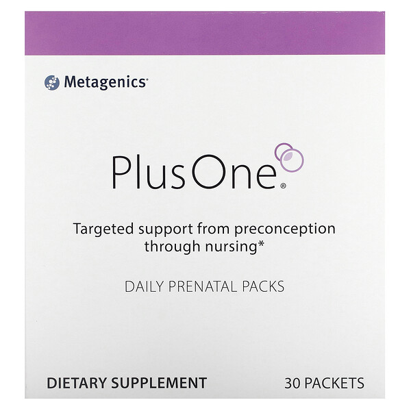 Plus One, Пакеты для беременных - 30 пакетиков - Metagenics Metagenics