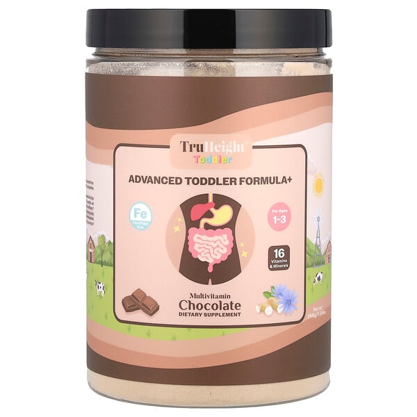 Toddler Complete Nutrition, Ages 1+, Chocolate, 6.1 oz (Унции) (174.3 g) TruHeight