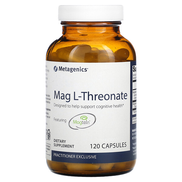 Маг L-треонат, 120 капсул Metagenics