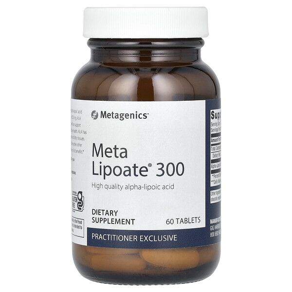 Мета липоат 300, 60 таблеток Metagenics