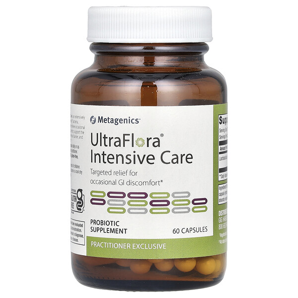 UltraFlora, Интенсивная терапия, 60 капсул Metagenics