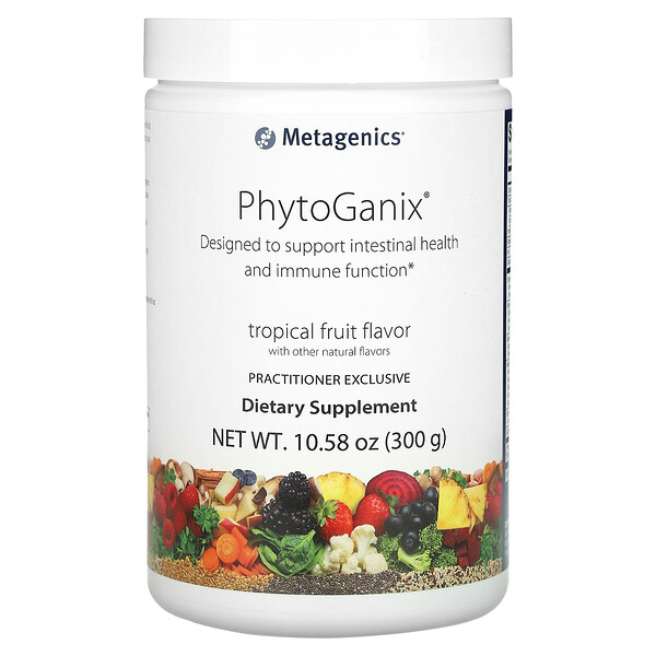 PhytoGanix, Тропические фрукты, 10,58 унций (300 г) Metagenics