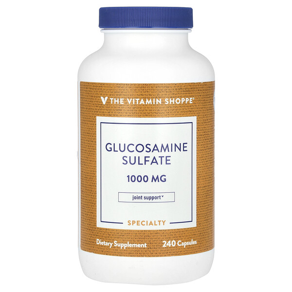 Глюкозамина сульфат, 1000 мг, 240 капсул The Vitamin Shoppe
