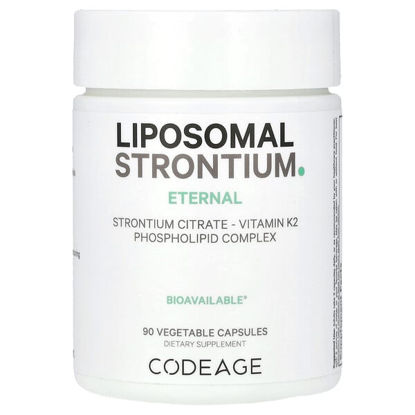 Liposomal Strontium, 90 Vegetable Capsules (Растительные капсулы) Codeage