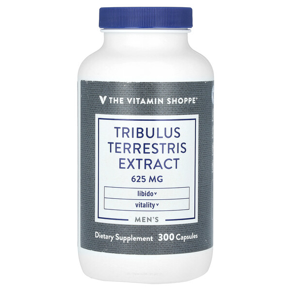 Экстракт трибулус террестрис для мужчин, 625 мг, 300 капсул The Vitamin Shoppe