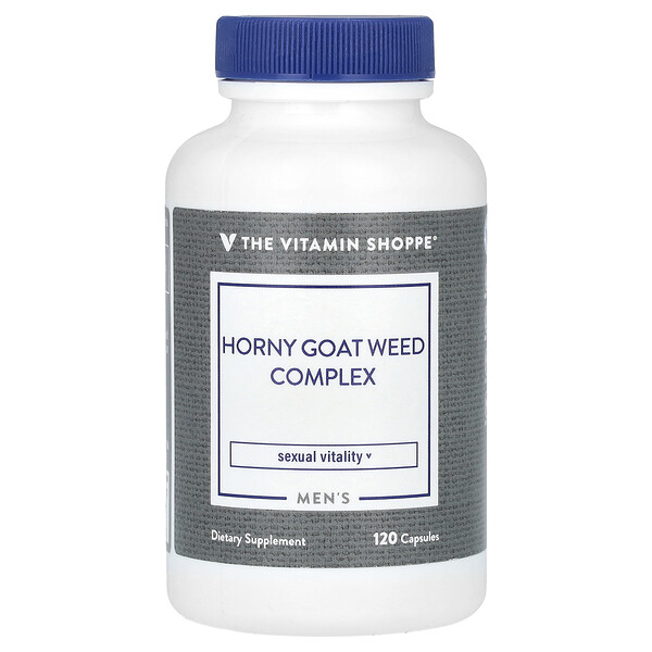 Мужской комплекс Horny Goat Weed, 120 капсул The Vitamin Shoppe