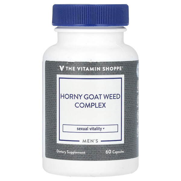 Мужской комплекс Horny Goat Weed, 60 капсул The Vitamin Shoppe