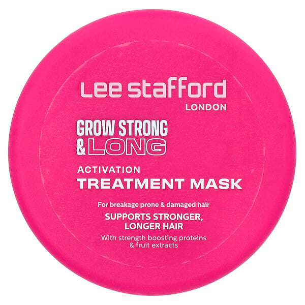 Grow Strong & Long, Лечебная маска-активация, 6,7 жидких унций (200 мл) Lee Stafford