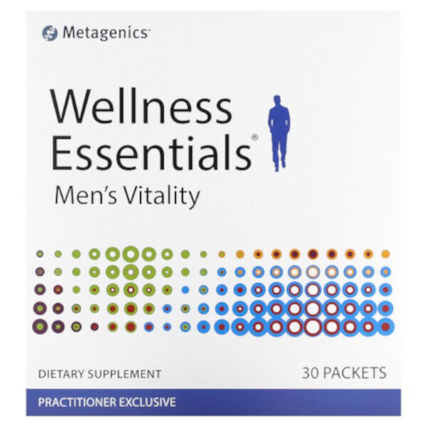 Wellness Essentials, Men's Vitality - 30 пакетиков - Metagenics Metagenics