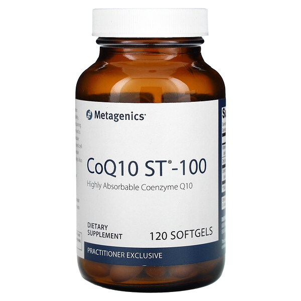 CoQ10 ST-100, 120 мягких таблеток Metagenics