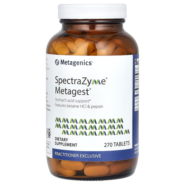 SpectraZyme Metagest, 270 таблеток Metagenics